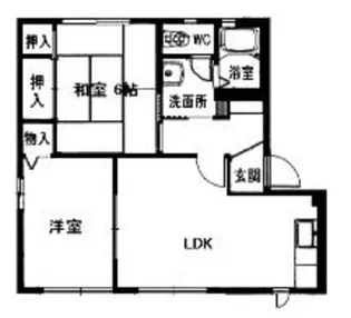 ラ・パルテール 弐番館 翔【102号室】の間取り