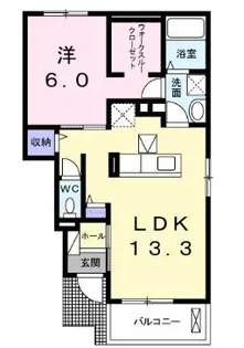 アクアコート【0103号室】の間取り