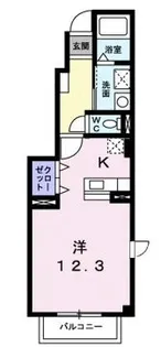 モンドミュール【101号室】の間取り