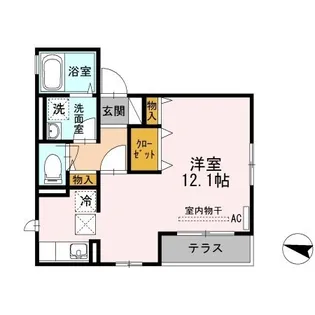 カーサフェリーチェ【0301号室】の間取り