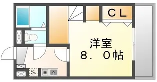 レオパレスハピネスⅡ【105号室】の間取り