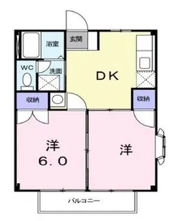 FOREVER HIRO【101号室】の間取り