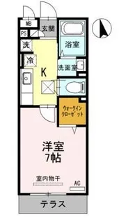 ポートサイドヴィラ Ⅰ【0102号室】の間取り