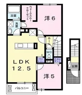 ロータス D【0202号室】の間取り