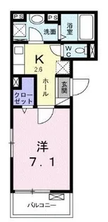 リオン A【0201号室】の間取り
