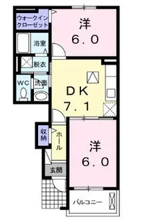 ラフレシールC【0103号室】の間取り