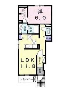 メゾン・サンリット【0101号室】の間取り