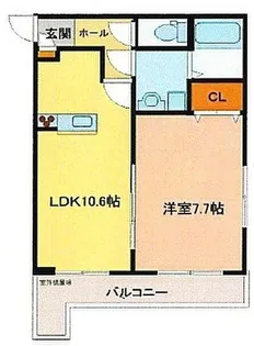 メゾンヒカリエ【0302号室】の間取り