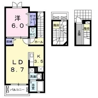 プレミアム スイート【304号室】の間取り