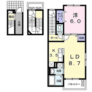 ライトヴァリーⅡ A【0301号室】の間取り