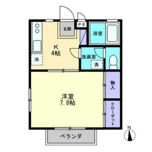 バグースJ【301号室】の間取り