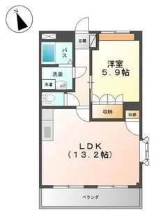 アルファルドⅡ【0201号室】の間取り