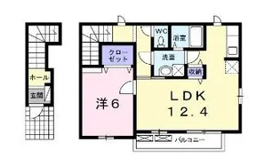 サンテール【0203号室】の間取り