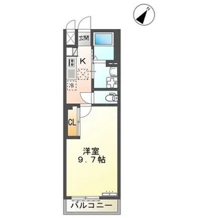 グリーンクレール【105号室】の間取り