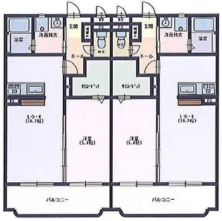アドリアーナ【205号室】の間取り