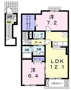 サニーヒル 久松台B【0202号室】の間取り
