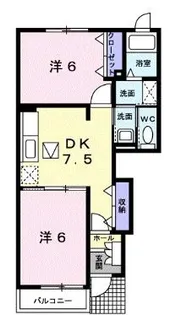 アロッジオ ブォーノ【0101号室】の間取り