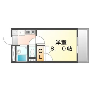 レオパレス沖野上PART2【0101号室】の間取り