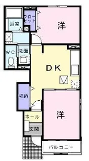 サニーハウス けごや【102号室】の間取り