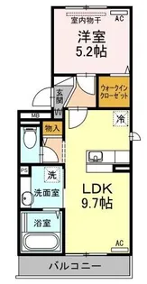 シャンス16【0301号室】の間取り