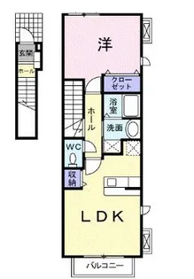 メゾン シャルマン【0203号室】の間取り