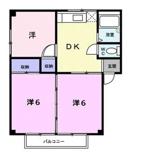 シティハイツ静風【101号室】の間取り