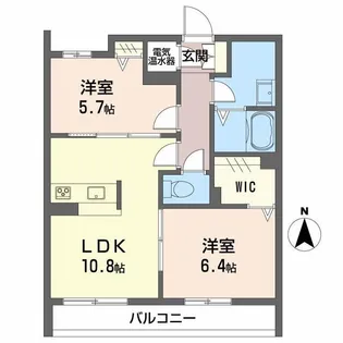 タムタムグラン【0101号室】の間取り