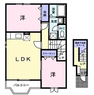 ドゥーロジュマン【0201号室】の間取り