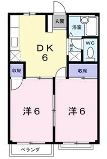 エルディム千田A【0101号室】の間取り