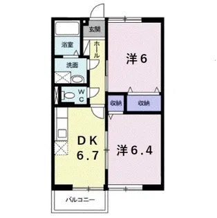 サンモール【0101号室】の間取り