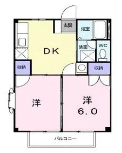 FOREVER HIRO【203号室】の間取り