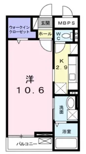 シーサイドビレッジA【0102号室】の間取り