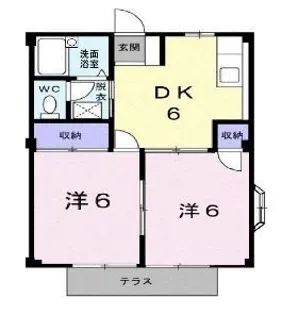 若草ハイツ【0101号室】の間取り
