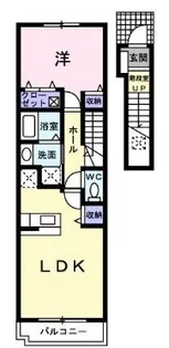 ベル デーアⅠ【0202号室】の間取り
