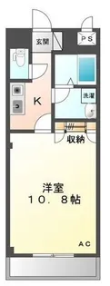 セントレア西深津【0202号室】の間取り