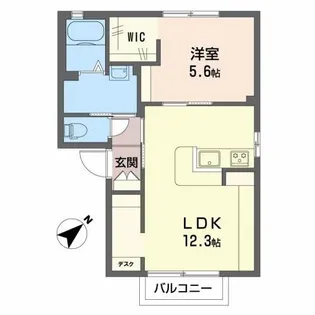 シャーメゾンナカシマ【102号室】の間取り