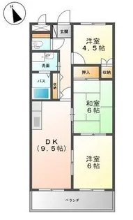 カームネスト【0103号室】の間取り