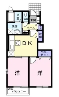 メゾン クレールA【103号室】の間取り