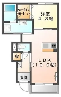 ルミエールヒルズ【103号室】の間取り