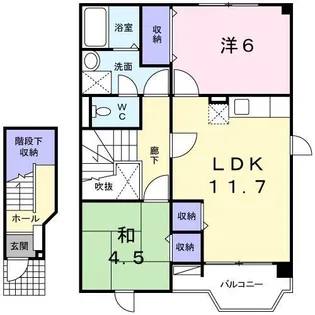 グランエトワールB【0203号室】の間取り