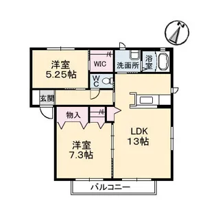 アークデザイン大門【0202号室】の間取り