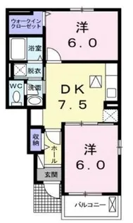 フェリーチェB【0104号室】の間取り