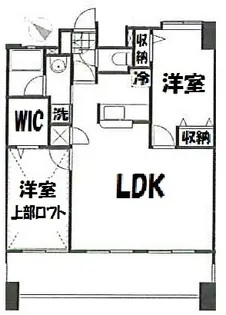 フラットリア春日【1002号室】の間取り