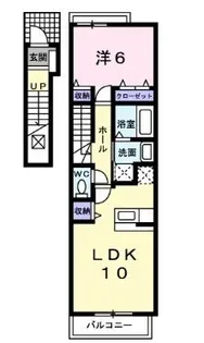 ラフレシールB【0203号室】の間取り