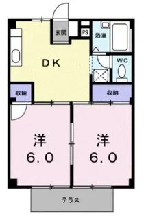 サンシャインせとA【0103号室】の間取り