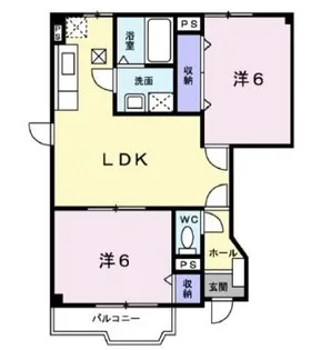 ルミエールA【101号室】の間取り