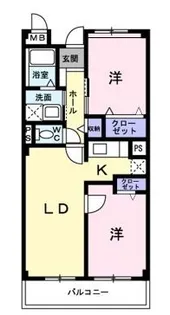 ヴェルドミール今津【0402号室】の間取り