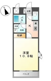 グリーンパレス【0301号室】の間取り