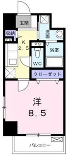 フォレスト引野【0304号室】の間取り