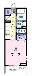 1Kの間取り画像